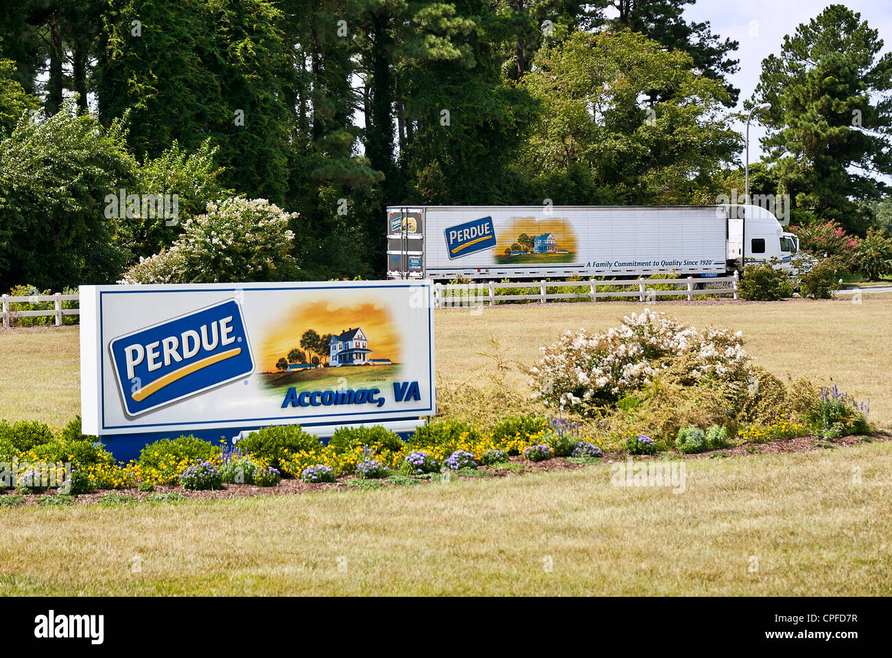Perdue Farms, accomac, Virginia Foto de stock