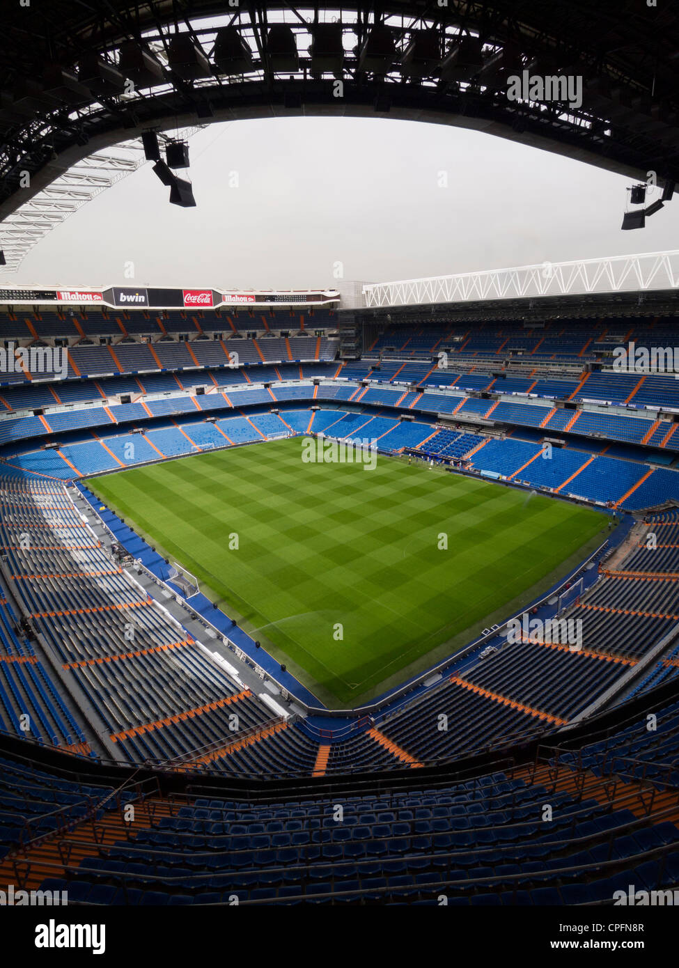 Real Madrid Estadio Santiago Bernabéu de Madrid, España Foto de stock