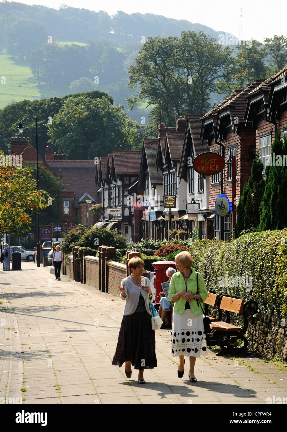 King Street, Whalley, Ribble Valley, Lancashire, Inglaterra Foto de stock