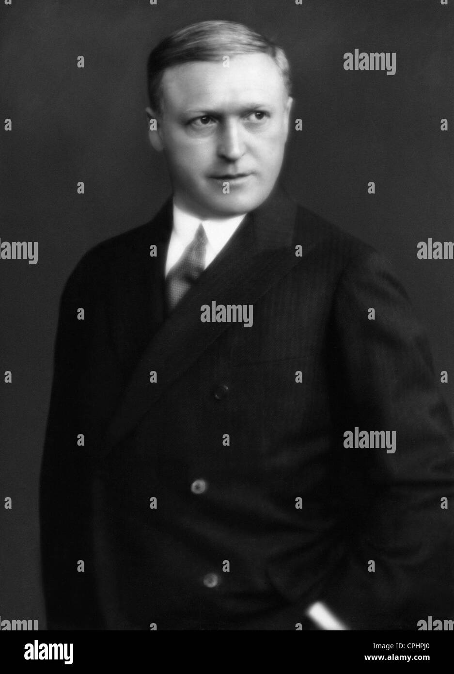 El actor alemán Werner Krauss (1884-1959). Foto de stock