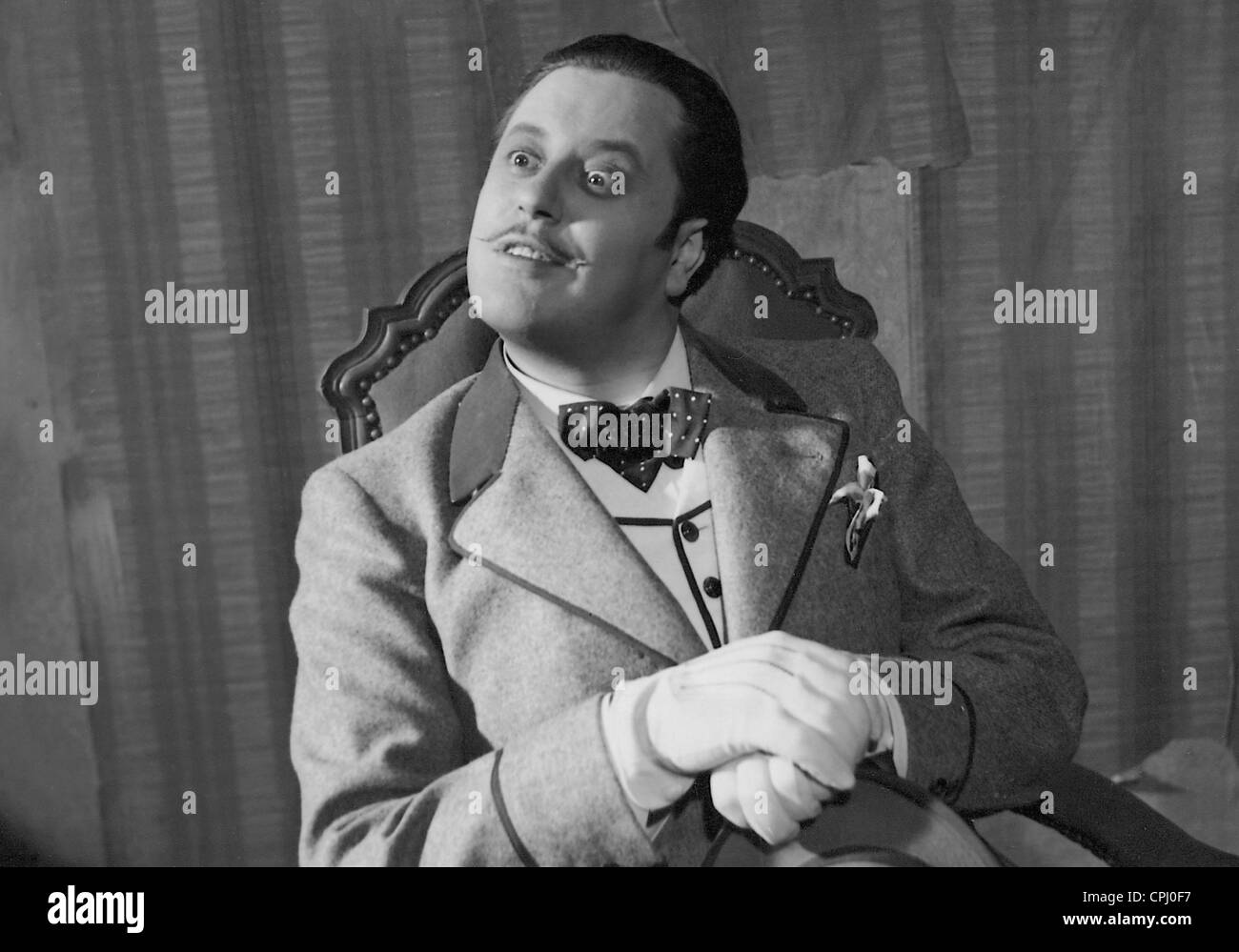 Paul Dahlke en 'Cubiertas pistas', 1938 Foto de stock