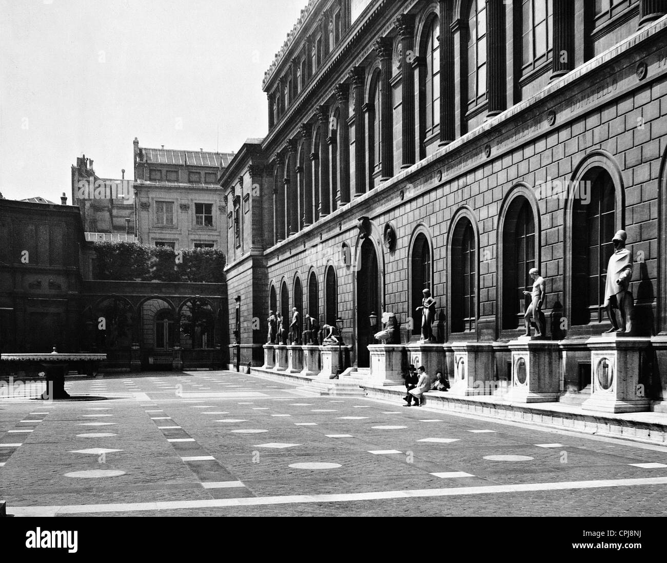 Ã?cole Nationale des Beaux-Arts de París, 1936 Foto de stock