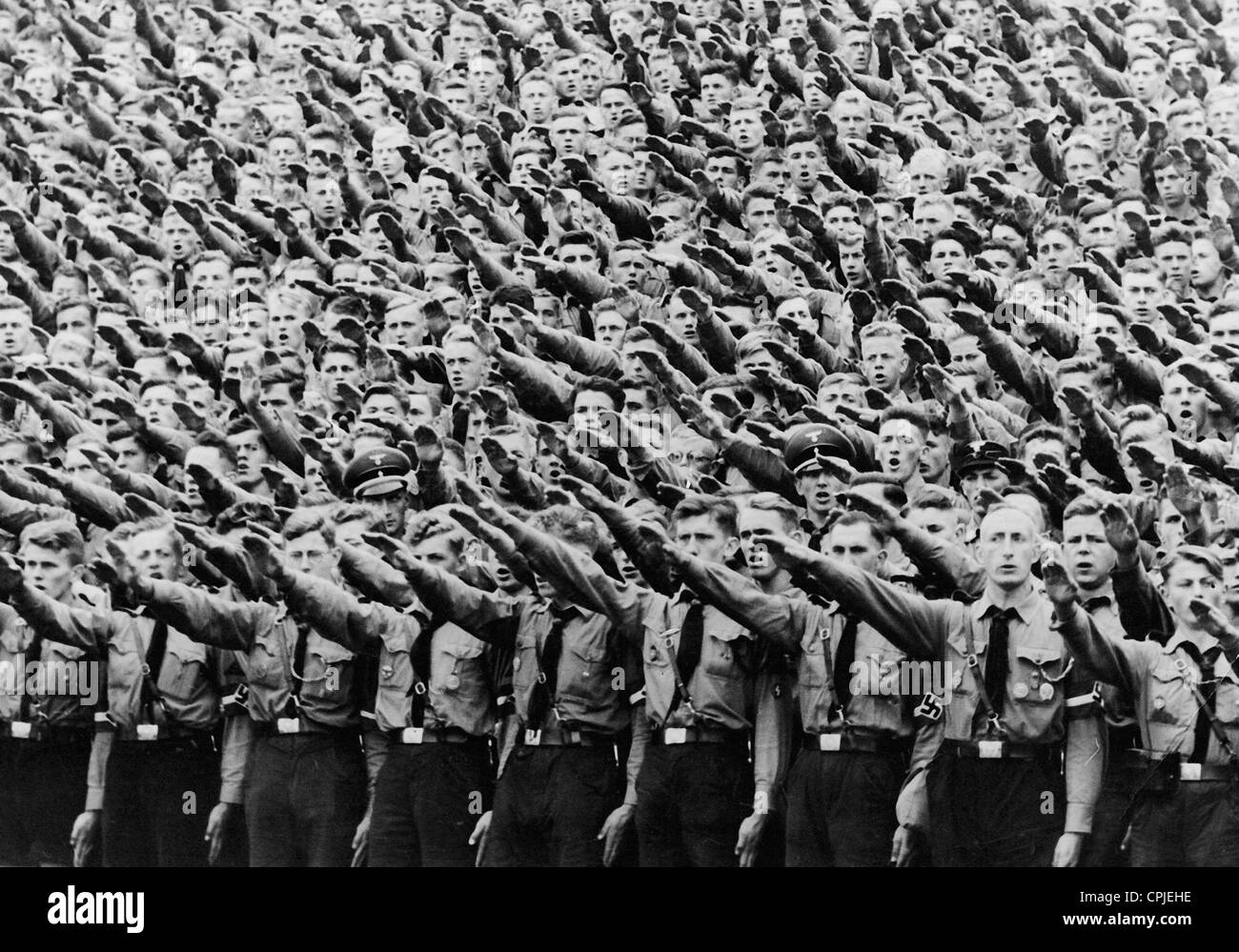 Juramento de las Juventudes Hitlerianas, 1938 Foto de stock