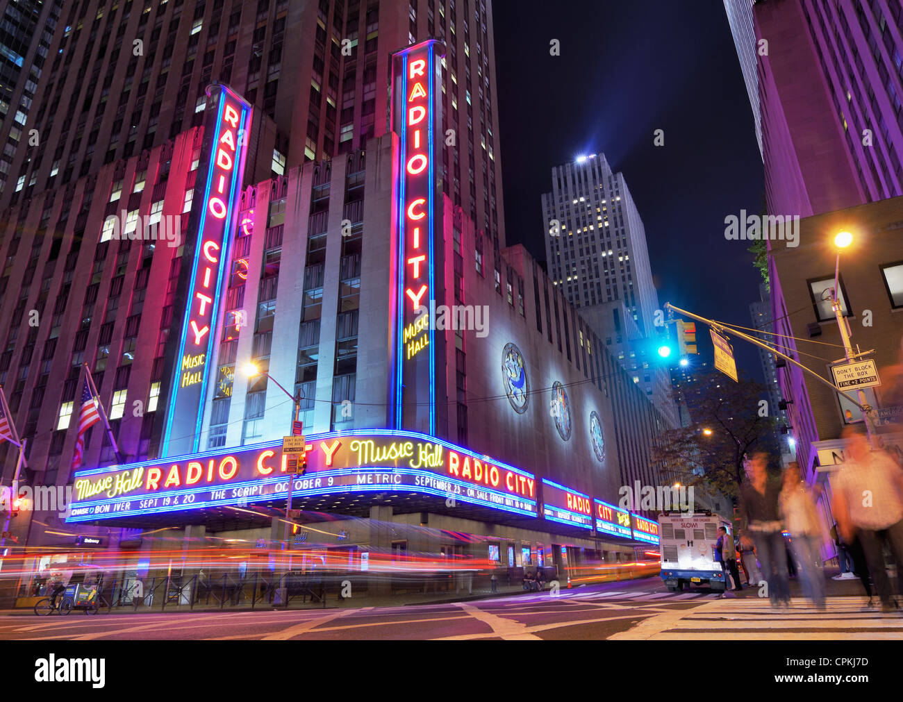 El Radio City Music Hall en Nueva York, Nueva York, Estados Unidos  Fotografía de stock - Alamy