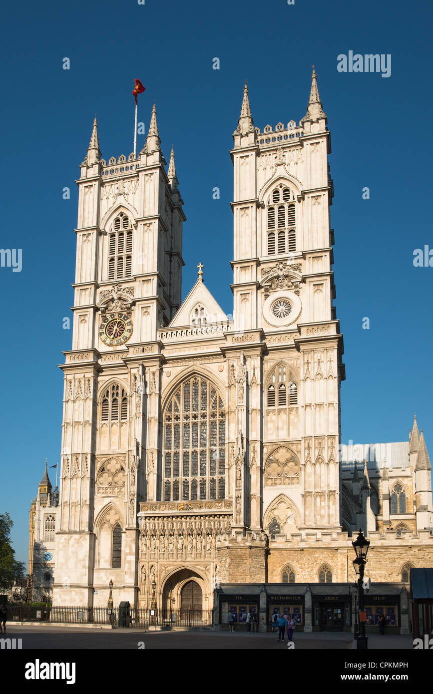 La Abadía de Westminster, Londres. Inglaterra. Foto de stock