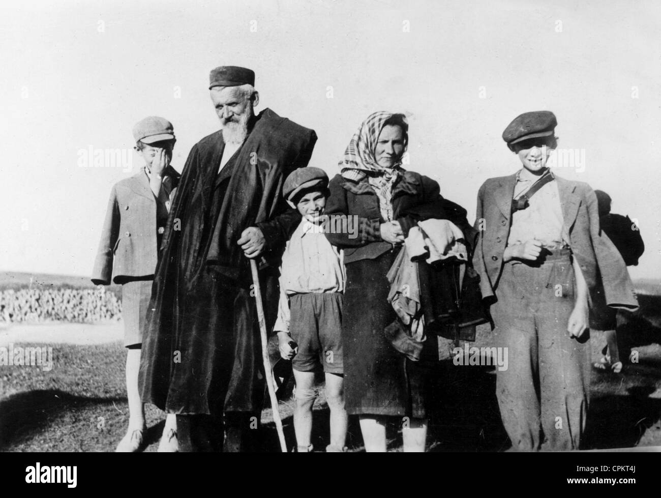Judíos polacos, 1939 Foto de stock