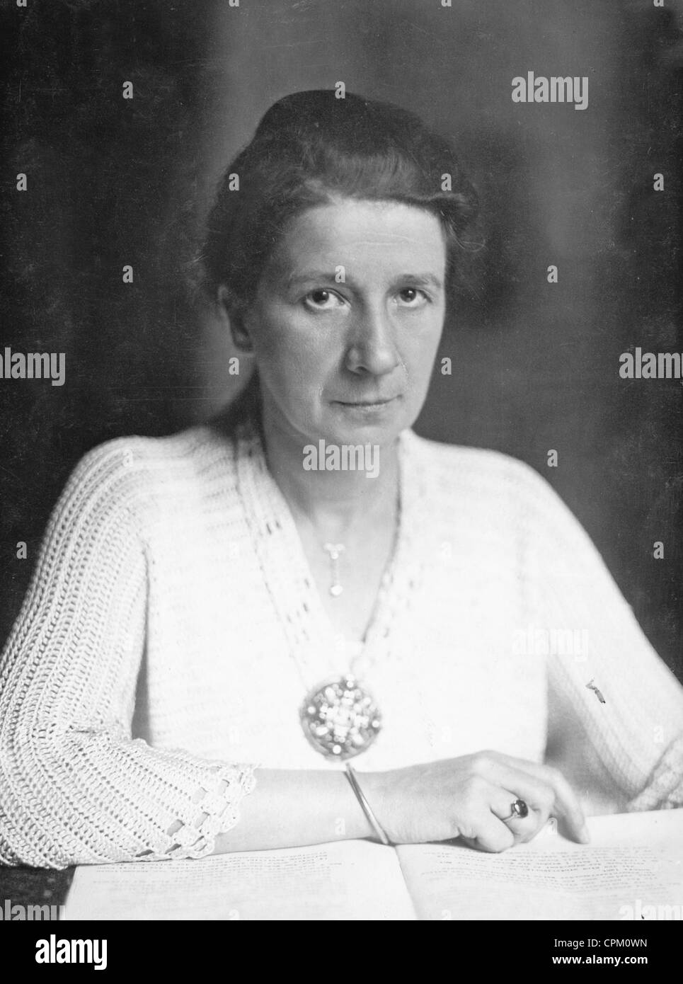 Gertrud Baeumer, 1927 Foto de stock