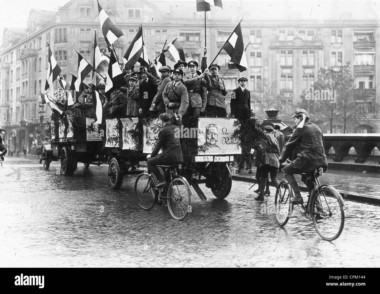 Campaña para la elección de Presidente del Reich, 1925 Foto de stock