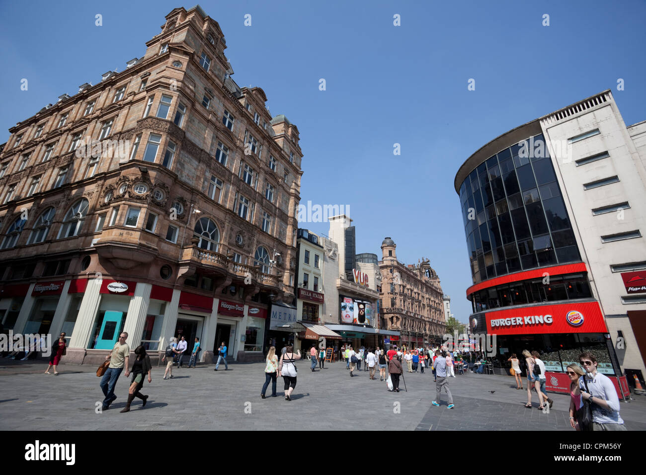 Leicester Square, Londres, Inglaterra, Reino Unido. Foto de stock