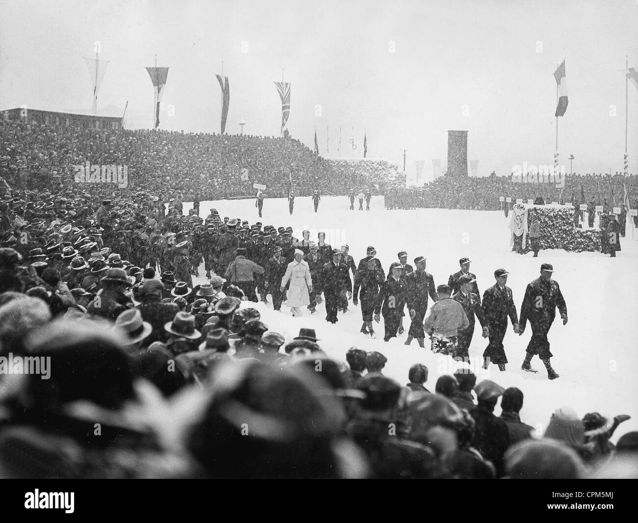 Ceremonia de apertura de los juegos olímpicos de GarmischPartenkirchen