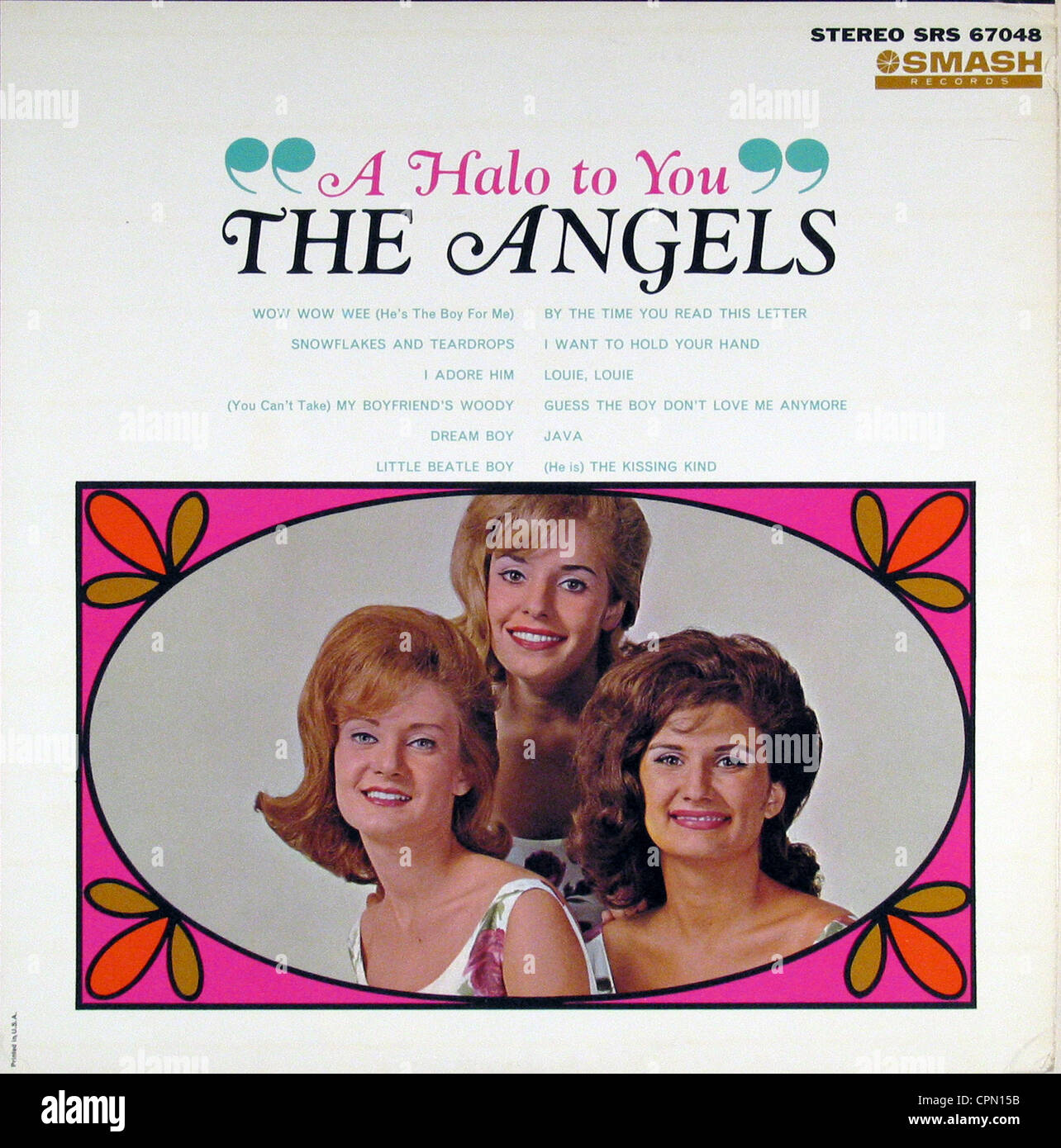 Circa 1960: portada de álbum de American Girl Group de Los Ángeles, sólo para uso editorial. Foto de stock