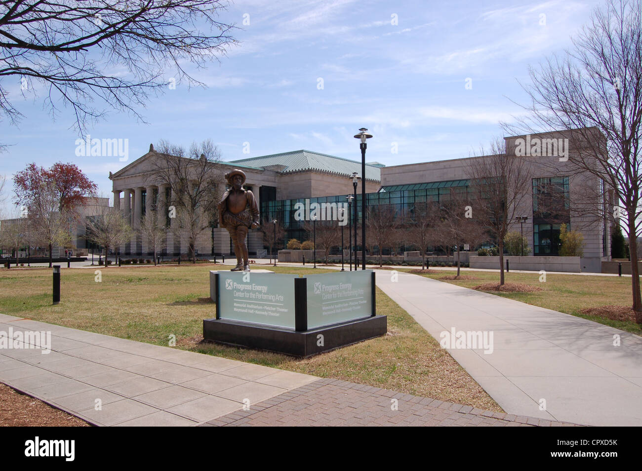 Progress Energy Center for the Performing Arts, Raleigh, Carolina del Norte Foto de stock