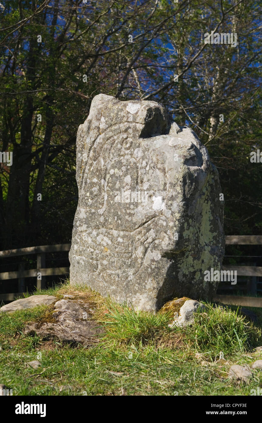 La Piedra del Águila, Strathpeffer, Ross-shire, Escocia. Foto de stock