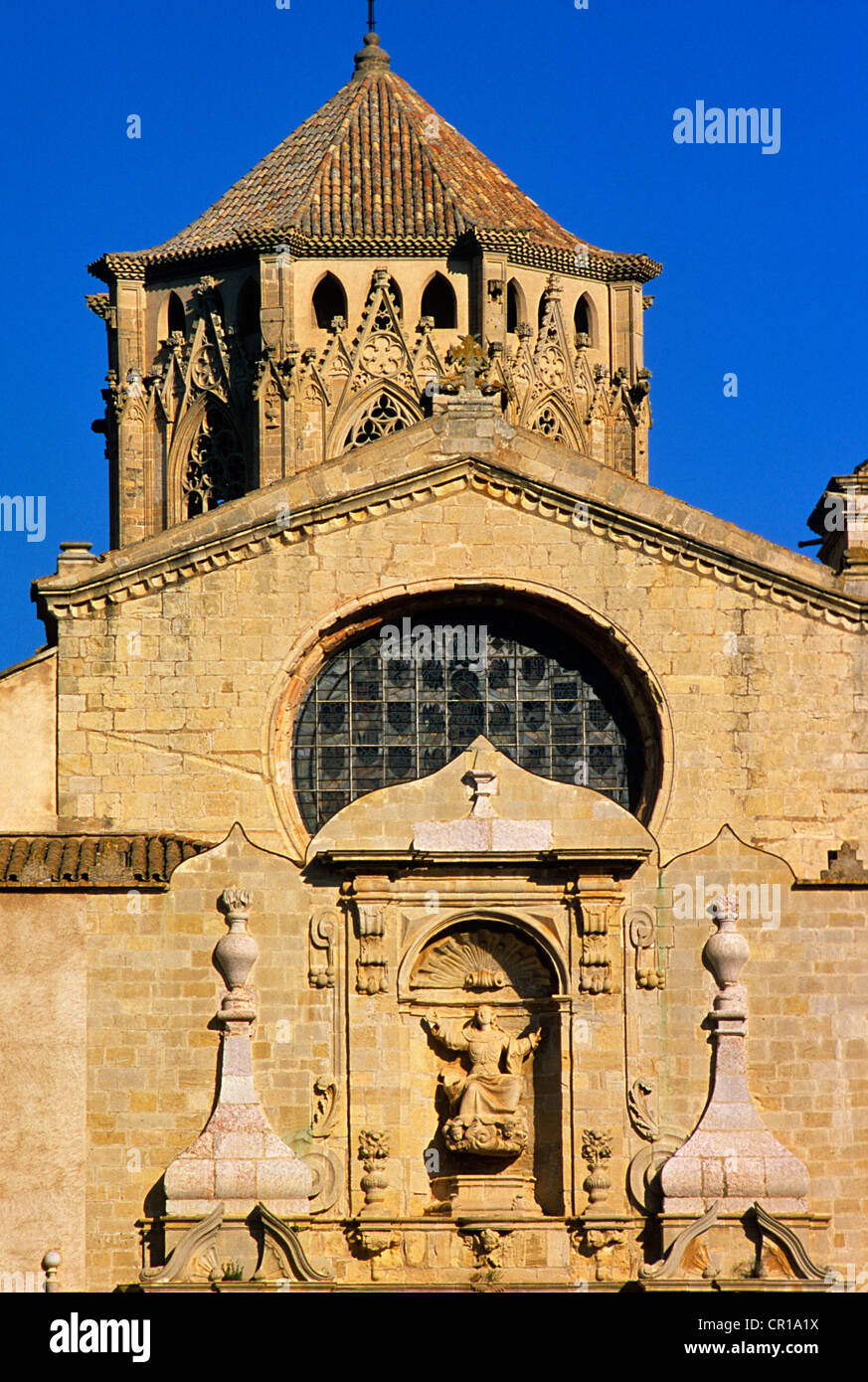 España Cataluña provincia Tarragona Conca de Barberà comarca Vimbodi La ruta del Cister Monasterio de Santa Maria de Poblet panteón Foto de stock