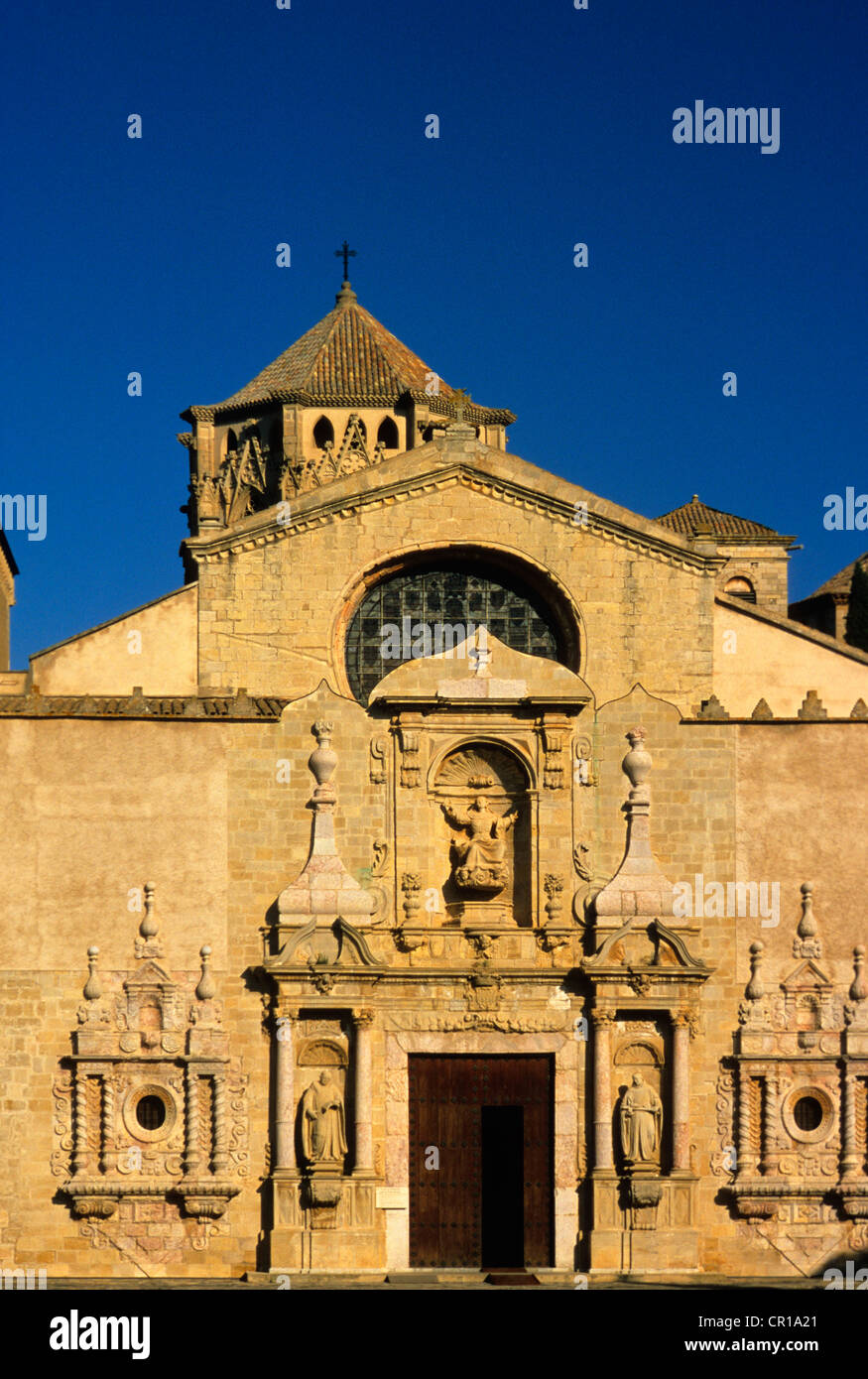 España Cataluña provincia Tarragona Conca de Barberà comarca Vimbodi La ruta del Cister Monasterio de Santa Maria de Poblet enumerados Foto de stock