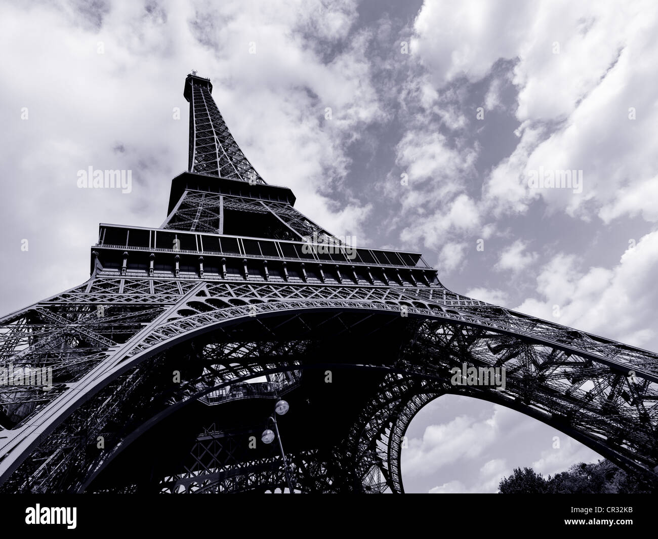 La Torre Eiffel de París Foto de stock