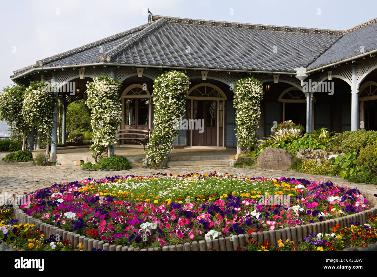 La Isla de Kyushu, Japón, región de Kyushu, Nagasaki, Glover Garden, la casa de miss Butterfly Foto de stock