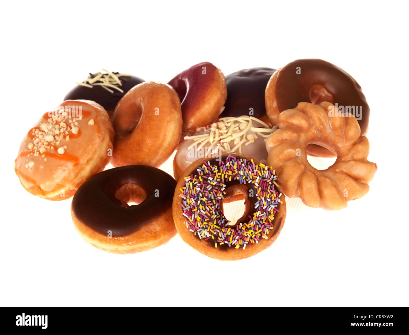 Selección de donuts Foto de stock