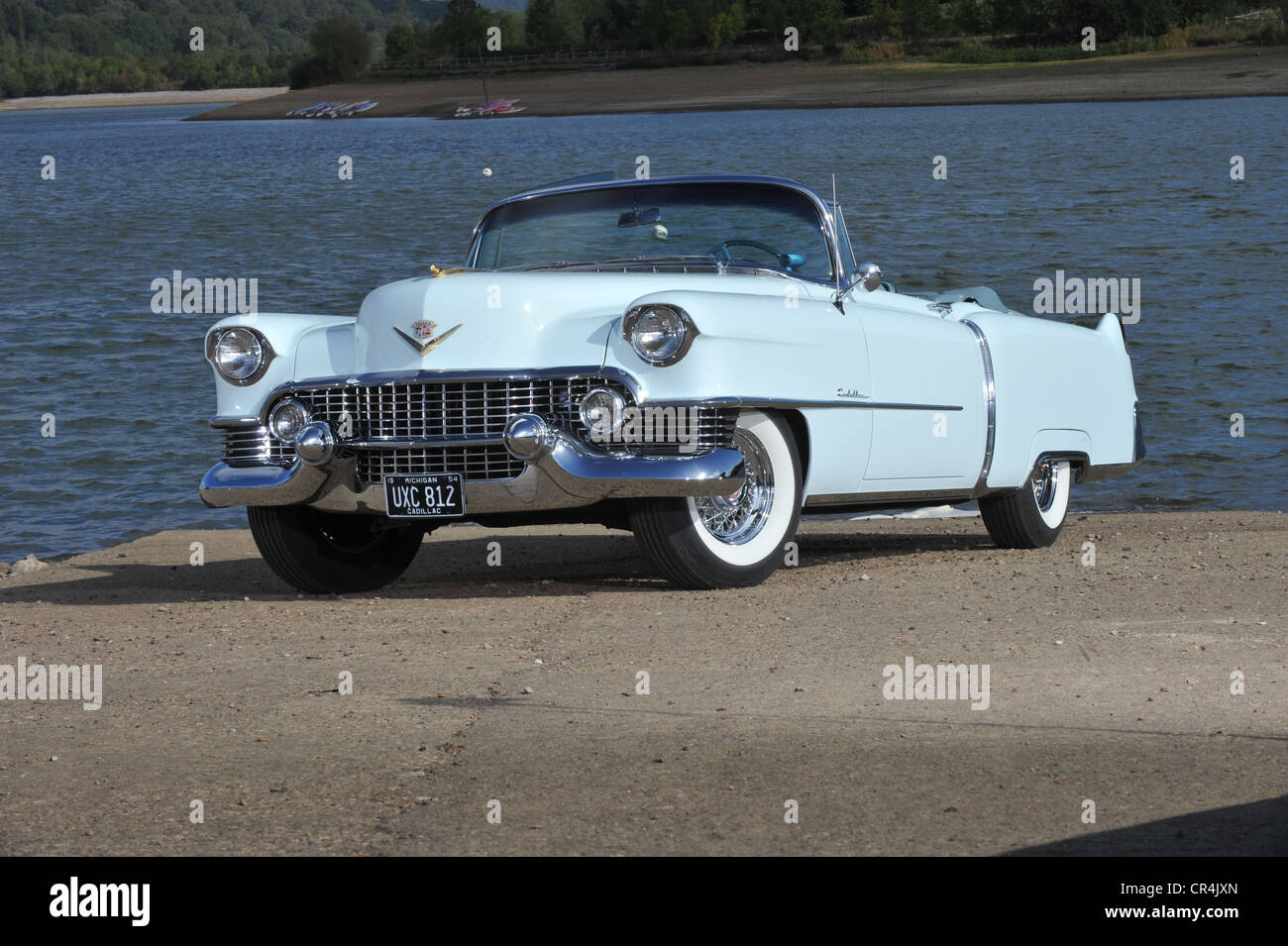1954 Cadillac convertible coche clásico americano Foto de stock