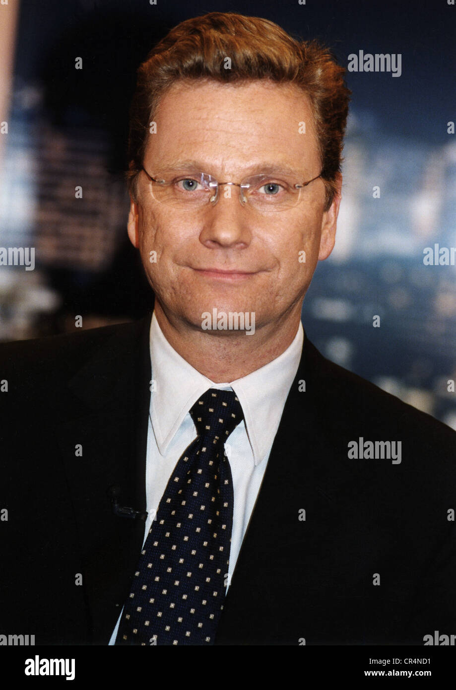 Westerwelle, Guido, 27.12.1961 - 18.3.2016, político alemán (Partido Democrático libre, FDP), retrato, como secretario general del FDP, 2001, Foto de stock