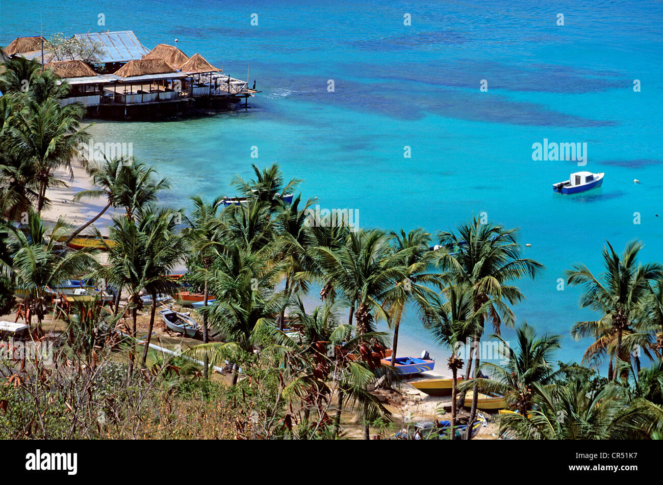 San Vicente y las Granadinas, Islas Granadinas, Isla Moustique (vista aérea  Fotografía de stock - Alamy