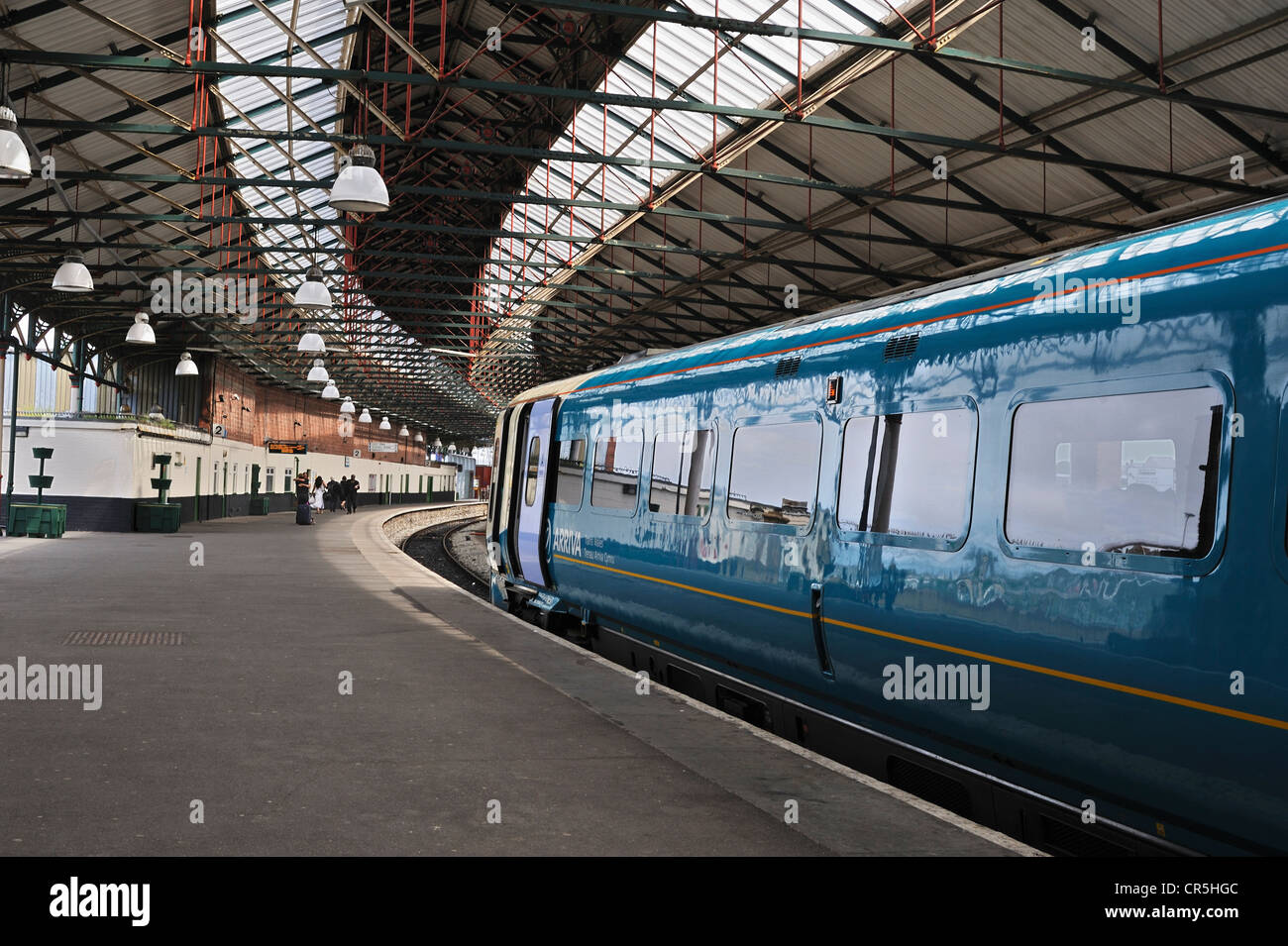 Holyhead railway station, Isla de Anglesey, Gales Foto de stock