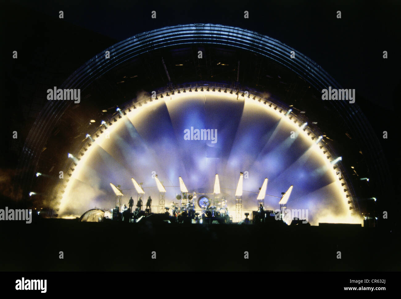 Pink Floyd, banda de música pop británica, fundada 1965, concierto en el Estadio Olímpico, Munich, Alemania, 1994, Foto de stock