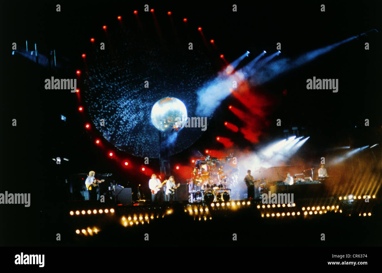 Pink Floyd, banda de música pop británica, fundada 1965, concierto en el Estadio Olímpico, Munich, Alemania, 1994, Foto de stock