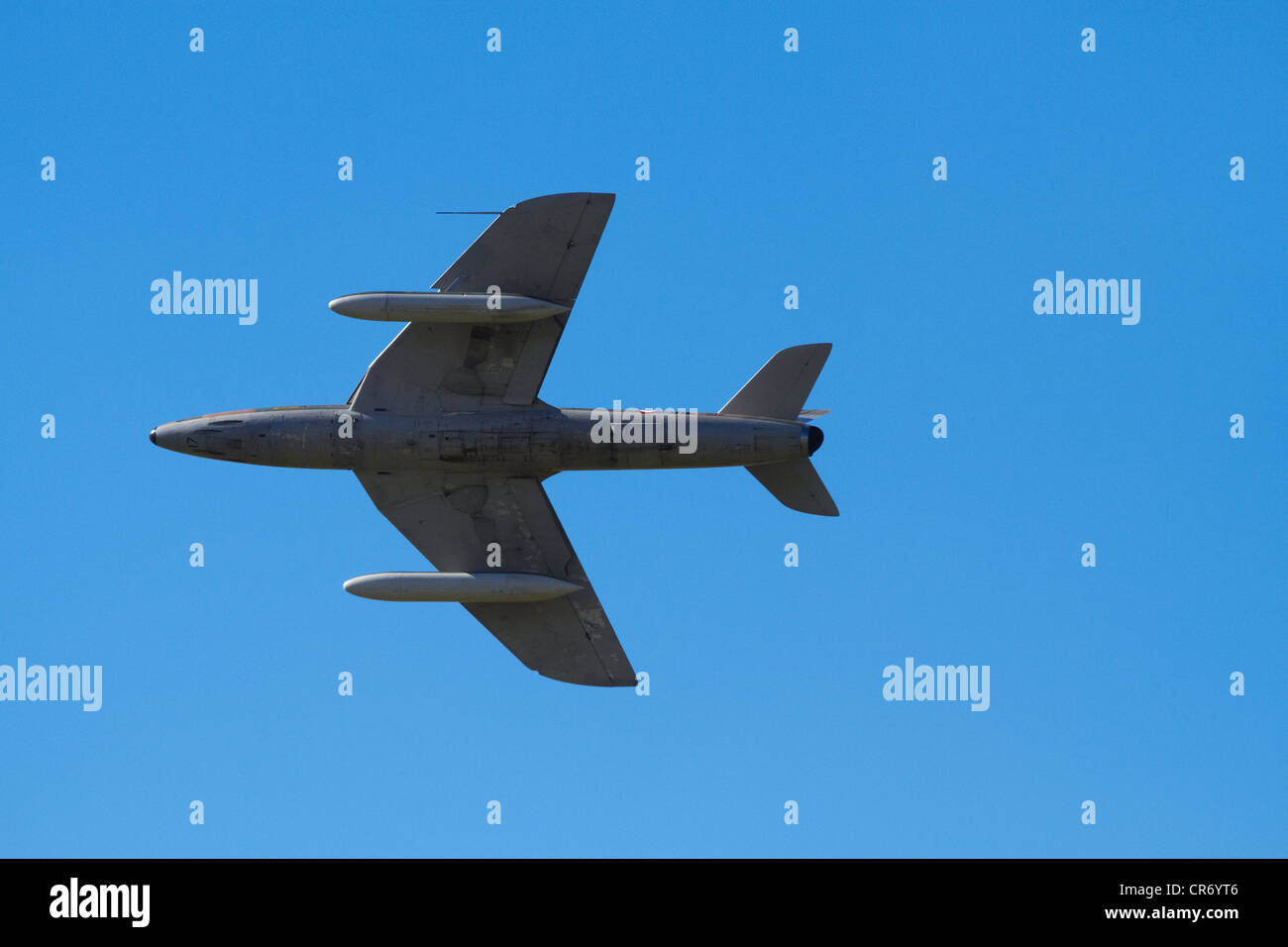 Hawker Hunter jet fighter Foto de stock
