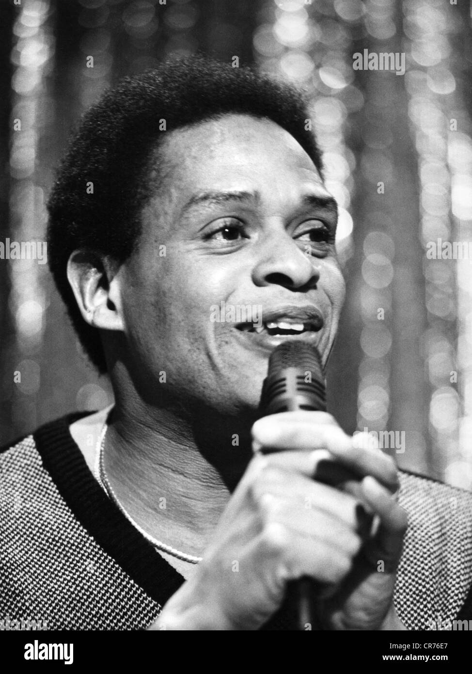 Jarreau, al, * 12.3.1940, cantante estadounidense, retrato, canto, 1979, Foto de stock