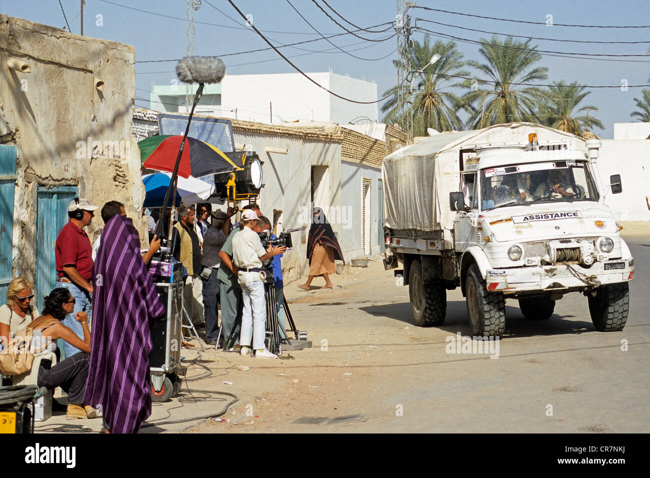 Túnez, región meridional, disparar a escena cerca de Medina Foto de stock
