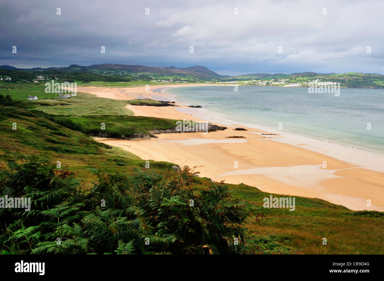 Ballymastoker Bay beach, Portsalon, Donegal, Irlanda, Europa Foto de stock