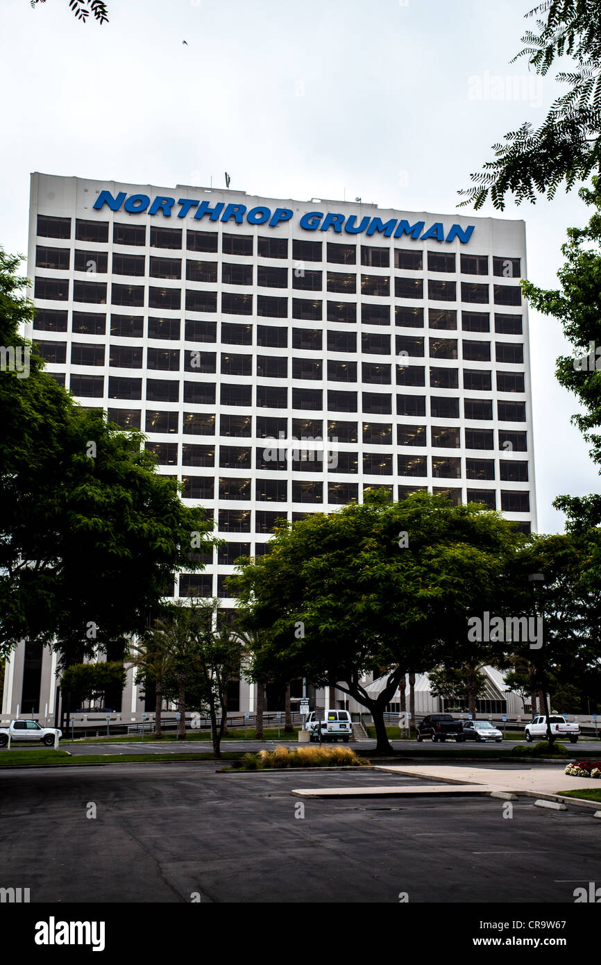 Un Northrup Grumman en el segundo edificio de California Foto de stock