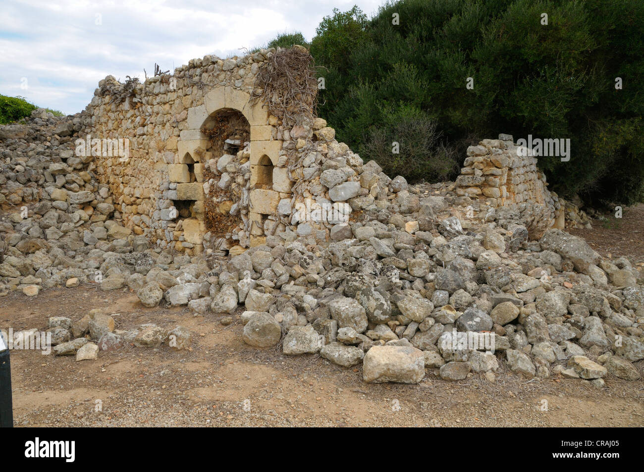 Propiedad residencial del siglo XVII, sitio histórico, Torralba d'en Salort, Menorca, Balearen, Spanien, Europa Foto de stock