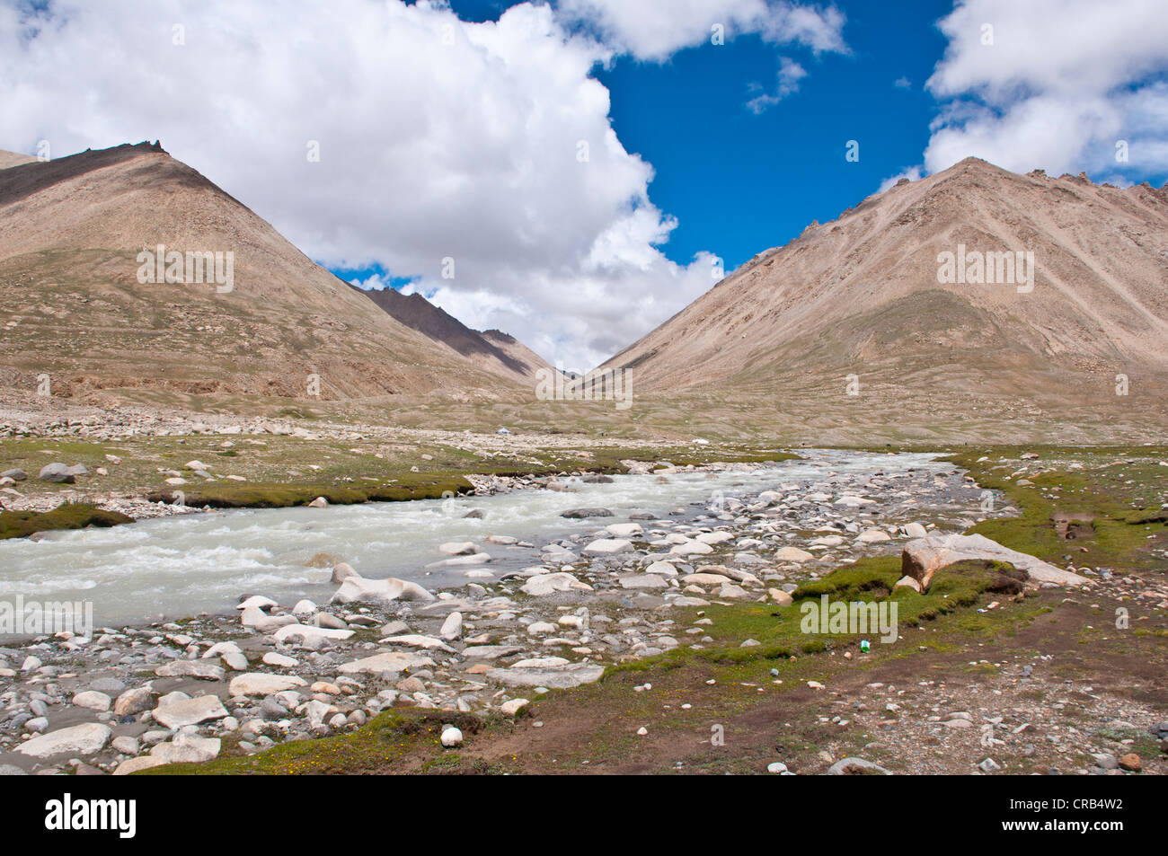 Kailash Kora camino de peregrinos, en el oeste de Tíbet, Asia Foto de stock