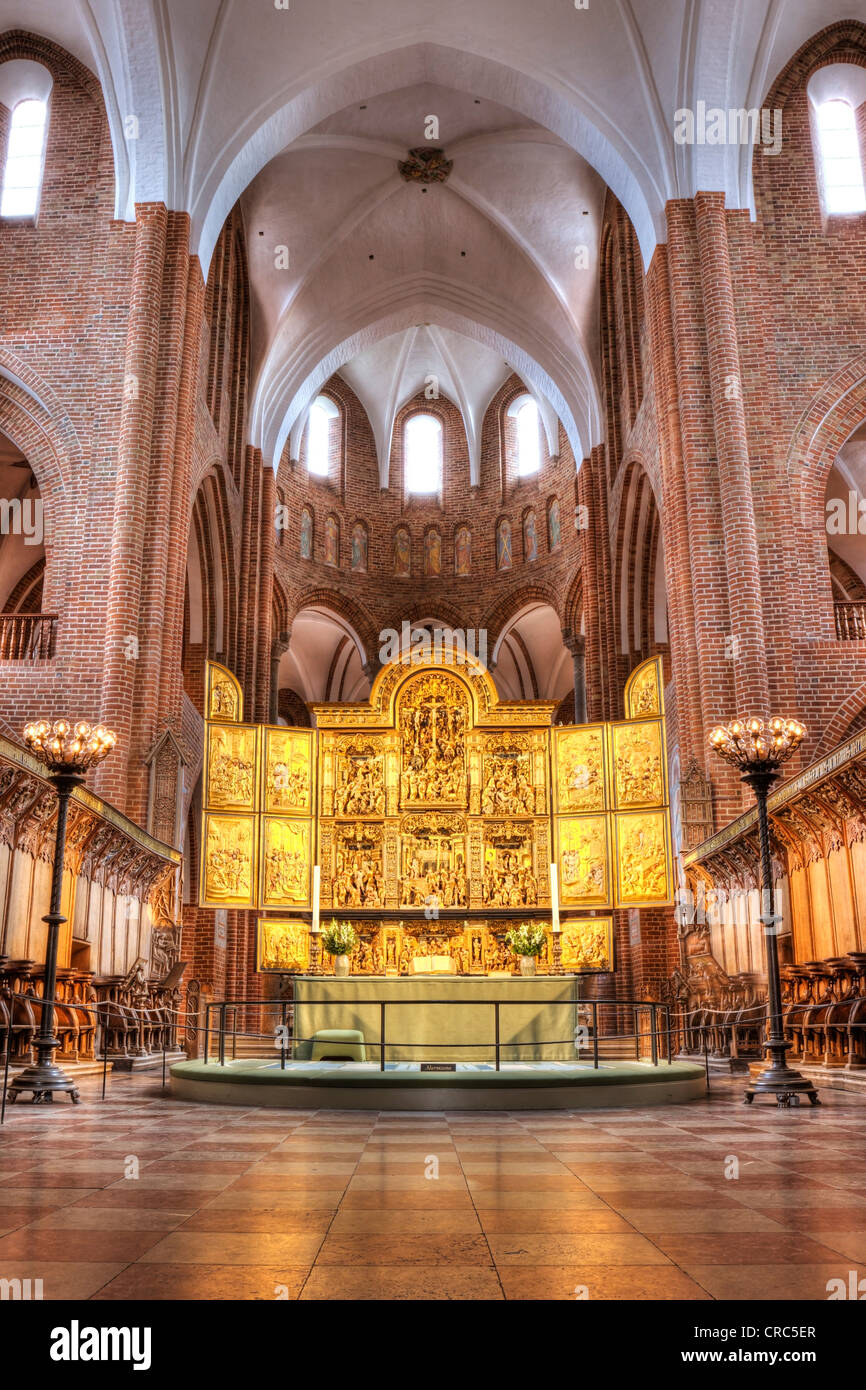 Catedral Roskilde, Roskilde, Dinamarca, Europa Foto de stock