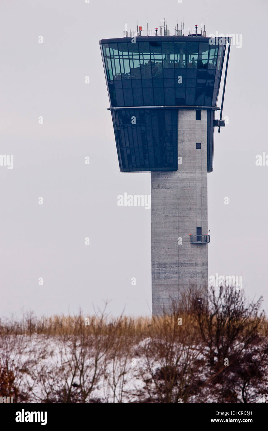 La nueva torre de control en el aeropuerto de Copenhague, Copenhague, Dinamarca Foto de stock