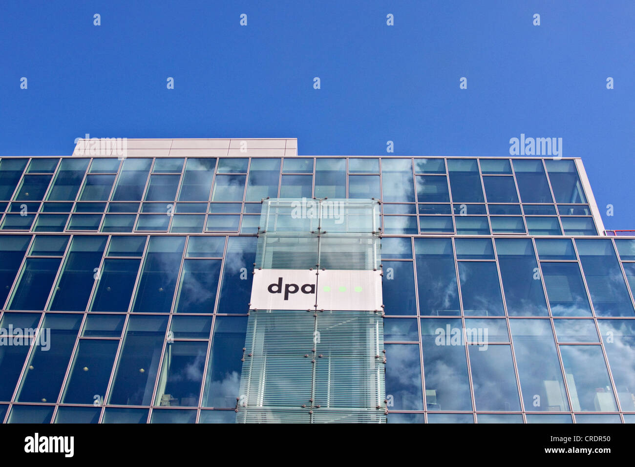 Edificio, Deutsche Presse-Agentur DPA, la agencia de prensa alemana, Berlín, Alemania, Europa Foto de stock