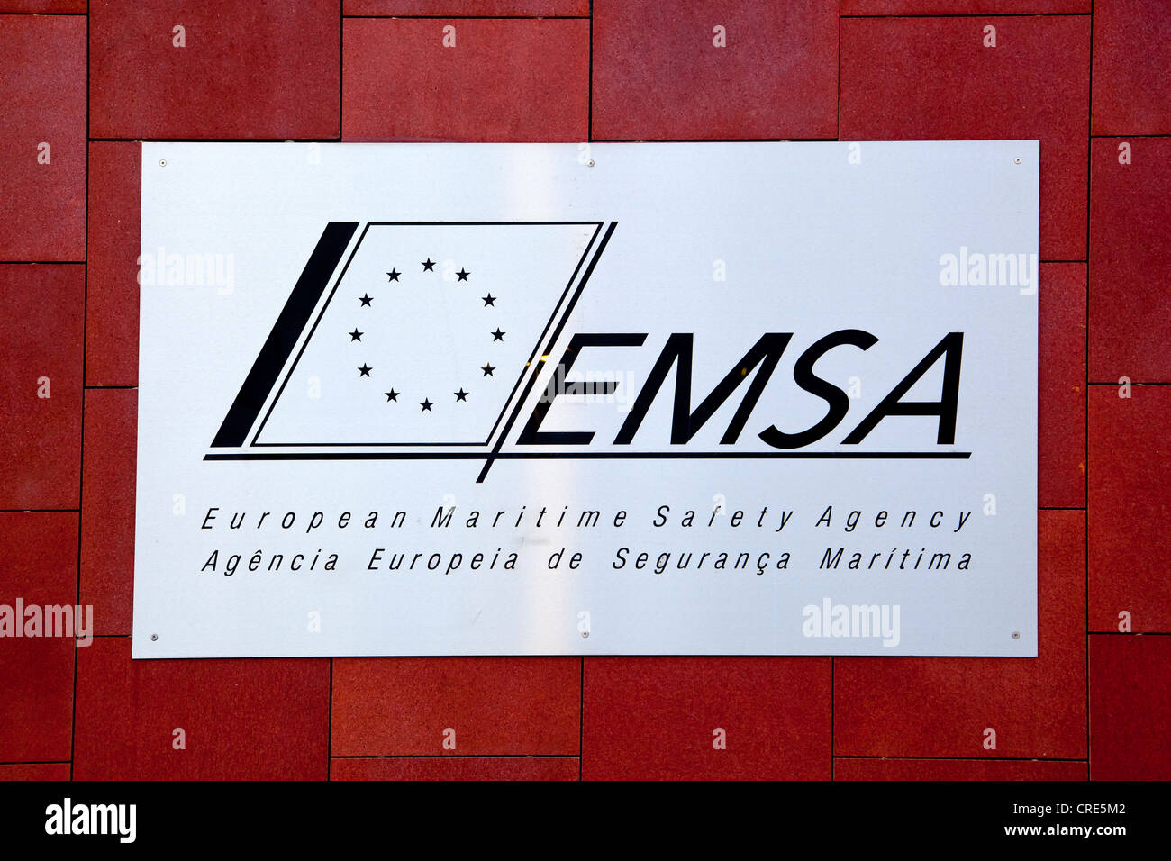 La sede administrativa de la Agencia Europea de Seguridad Marítima, EMSA, una agencia de la Unión Europea, UE, Lisboa, Portugal Foto de stock