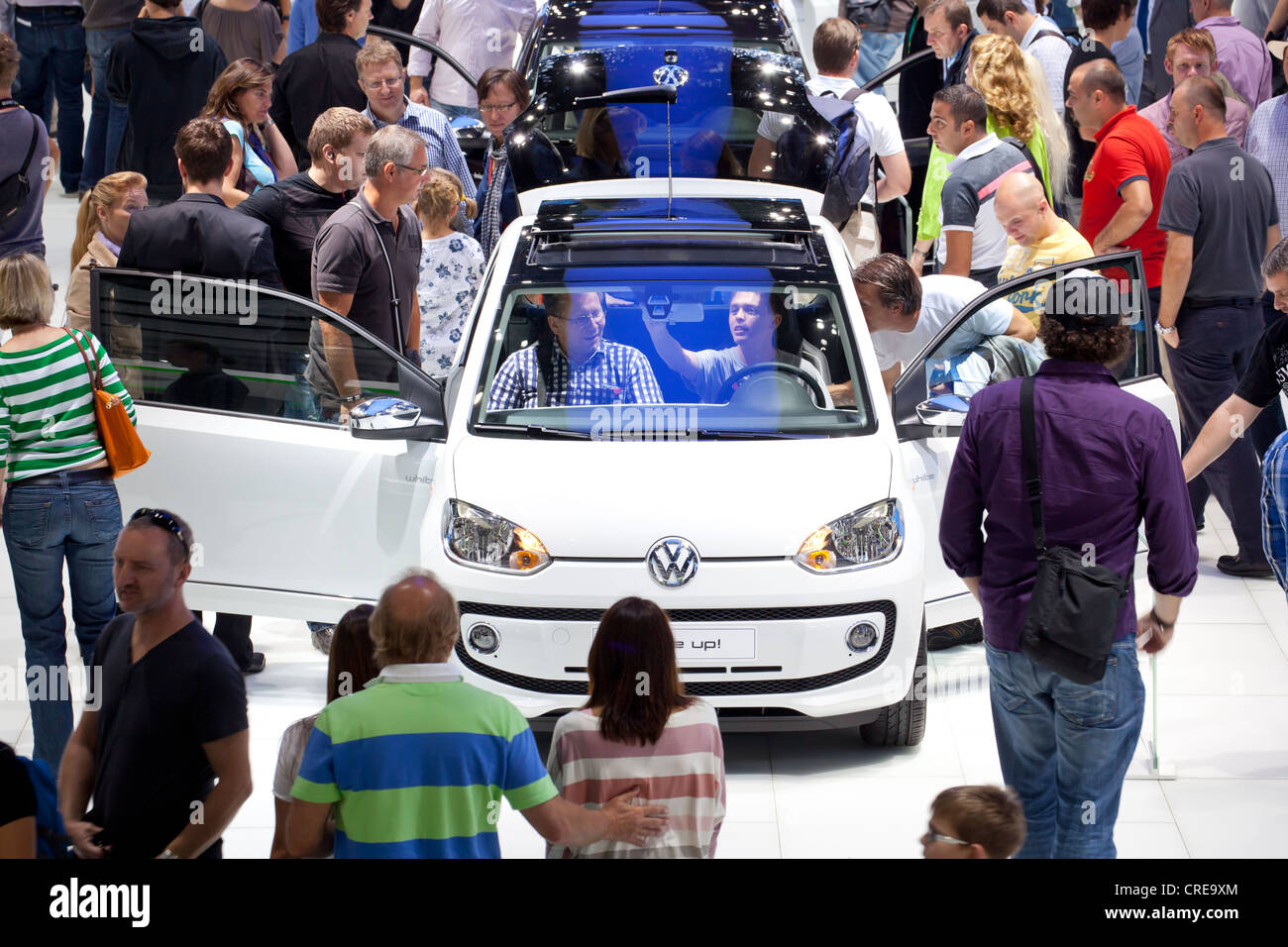 Volkswagen, VW, 64º Salón Internacional del Automóvil IAA 2011, Frankfurt am Main, Hesse, Alemania, Europa Foto de stock