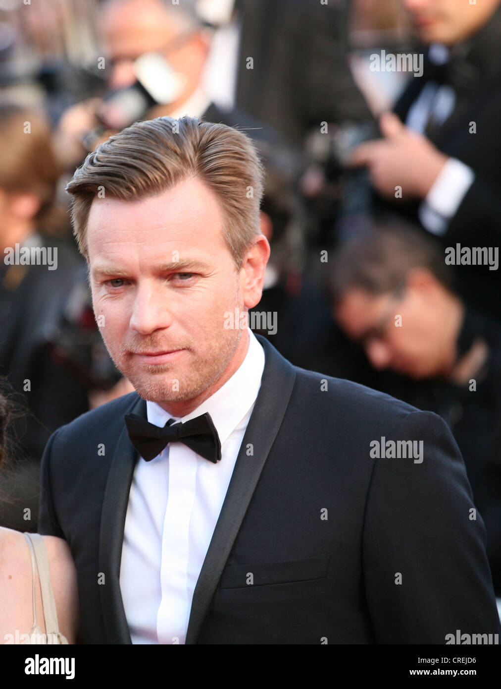 Ewan McGregor en la carretera en la proyección de gala, alfombra roja en la 65ª edición del Festival de Cannes 2012 Francia Foto de stock