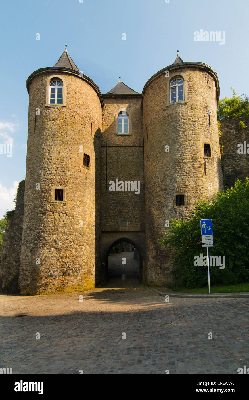 Las tres torres (Les Trois Tours), Luxemburgo Foto de stock