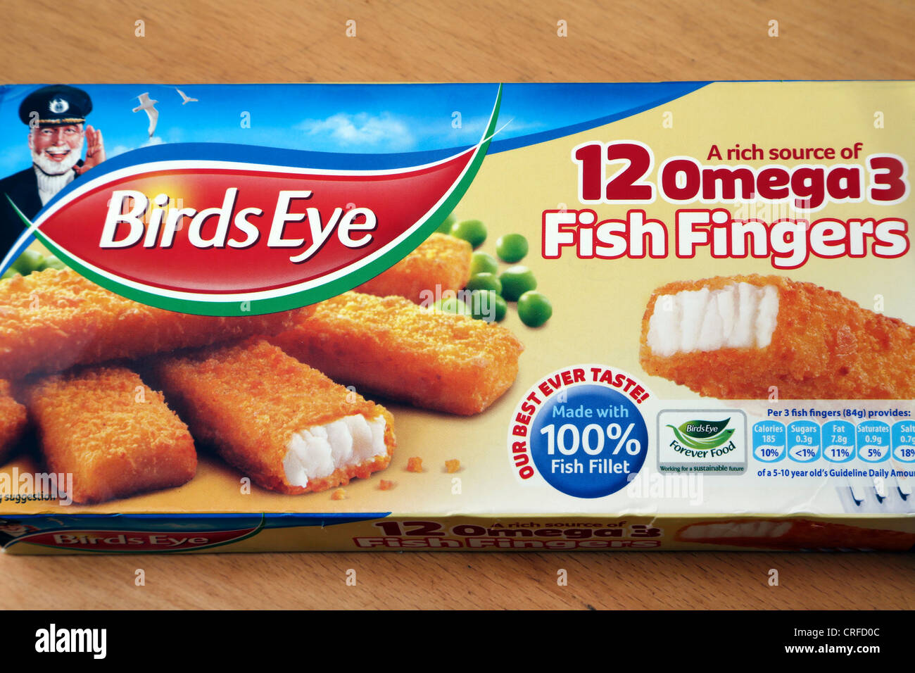 Un paquete de Birdseye palitos de pescado congelados Fotografía de stock -  Alamy