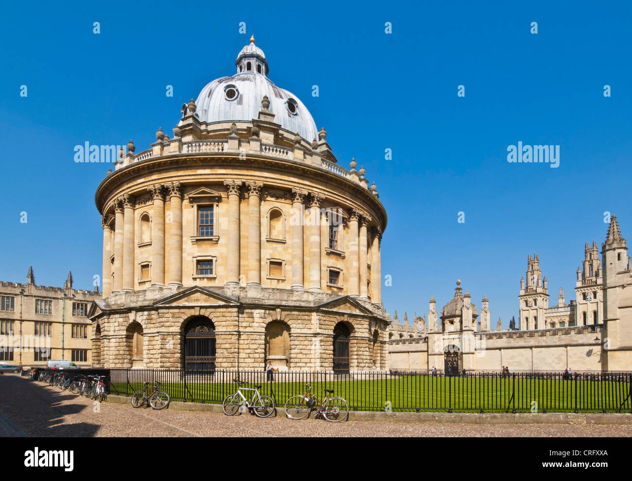 Radcliffe Camera ciudad universitaria de Oxford, Oxfordshire, Inglaterra GB Europa Foto de stock