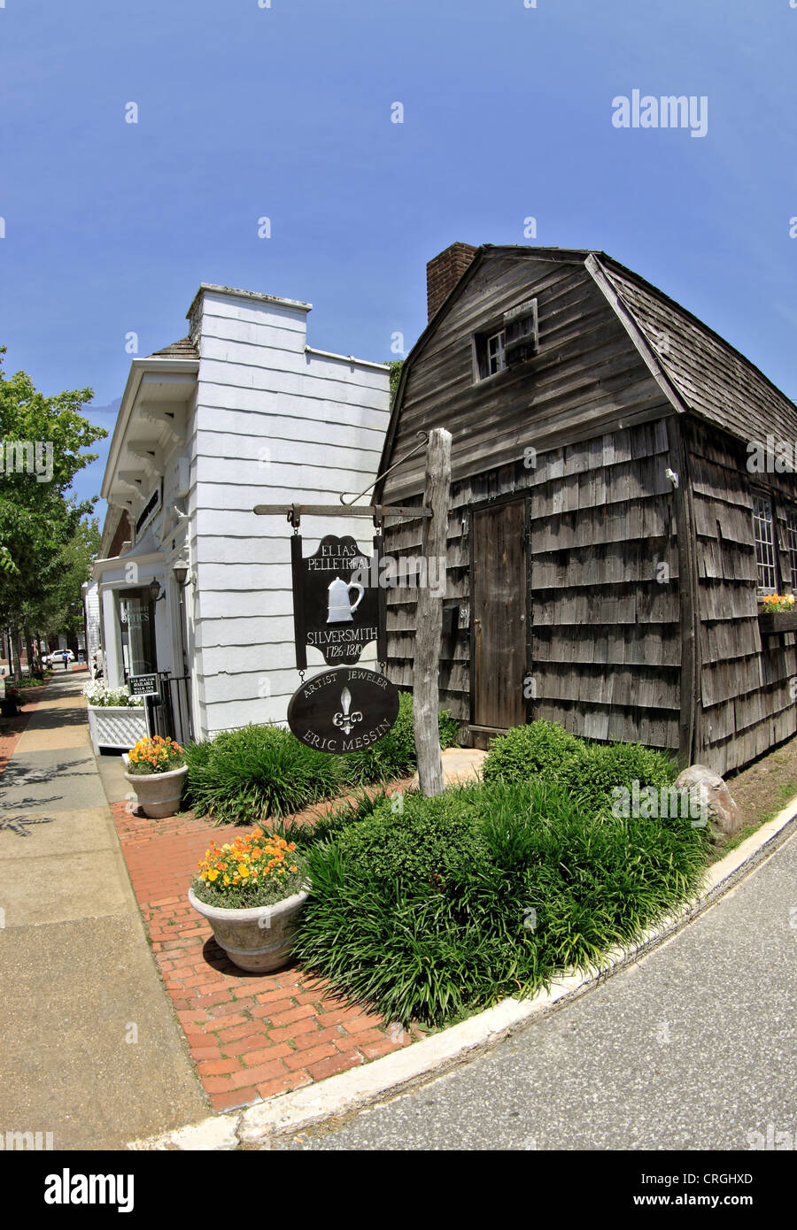 Tienda de platería históricos que datan de 1746 Southampton, Long Island, NY Foto de stock