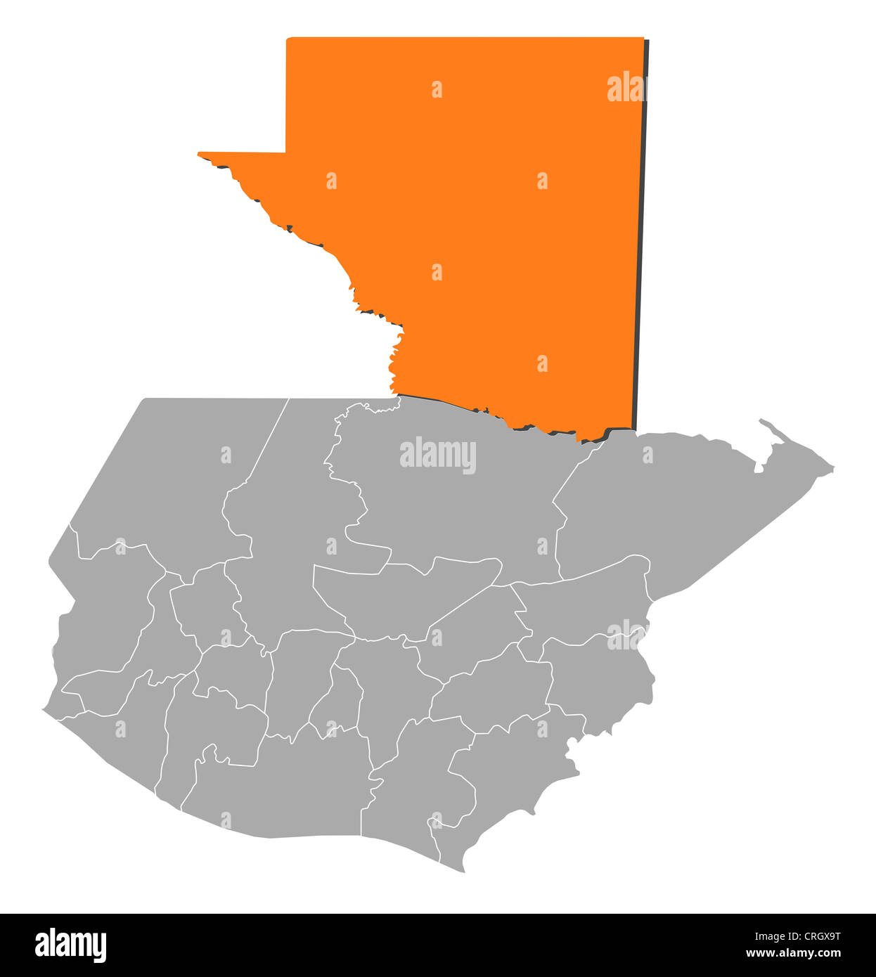 Peten guatemala mapa fotografías e imágenes de alta resolución Alamy