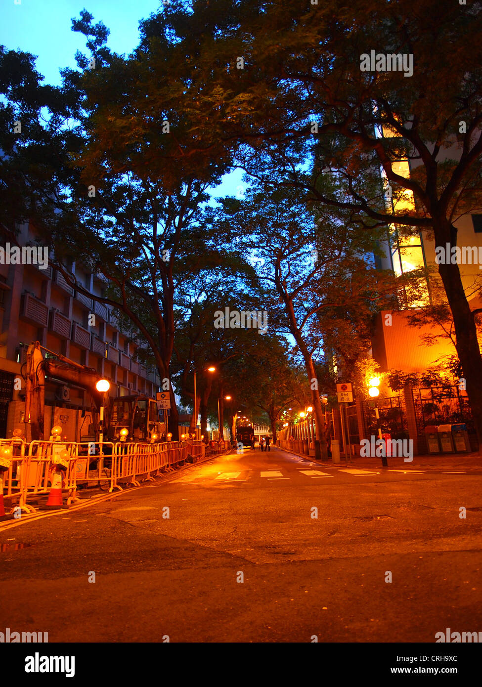 Sentido urbano en la noche Foto de stock