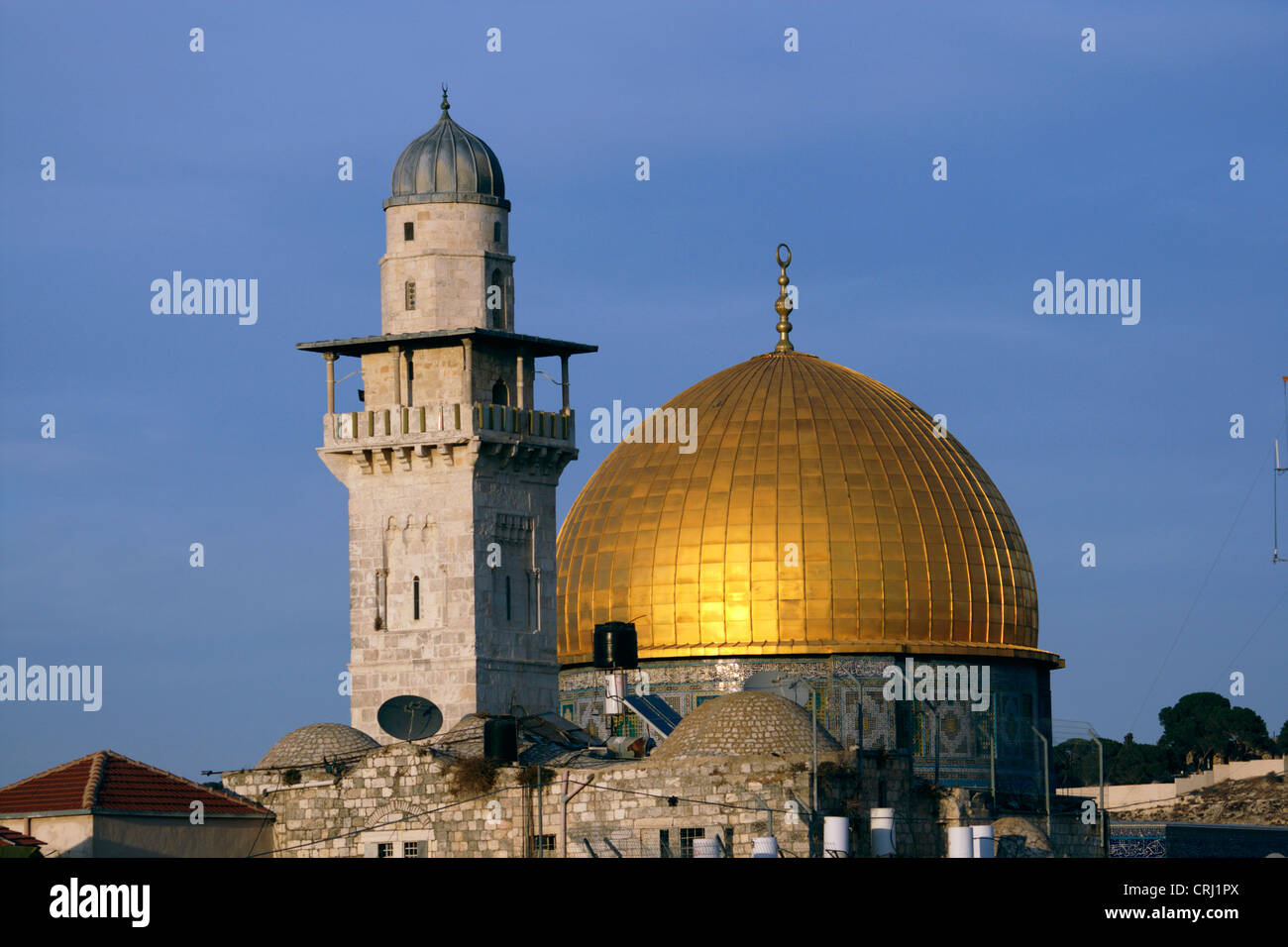 Cúpula Dorada del Domo de la roca, Israel, Jersusalem Foto de stock