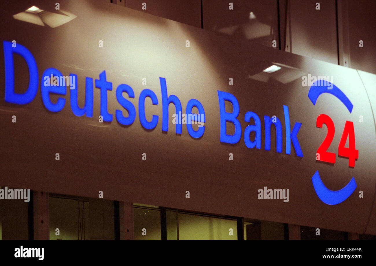 Logo Deutsche Bank 24 Foto de stock