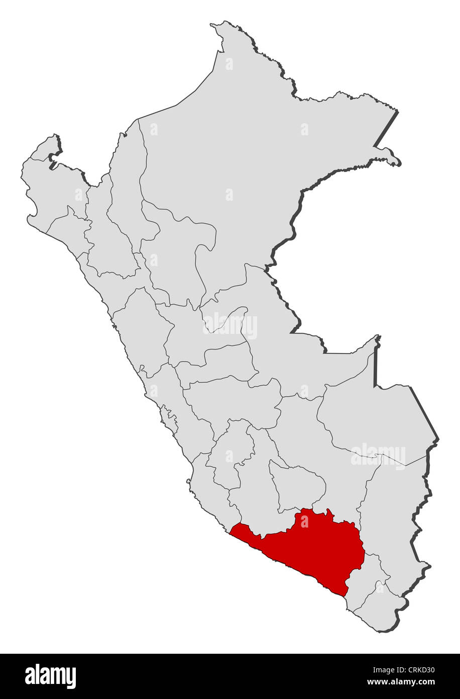Mapa Peru Por Departamentos Arequipa Fotografías E Imágenes De Alta